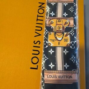 Louis Vuitton Black, Yellow & Pink Monogram Twilly
